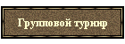 Групповой турнир
